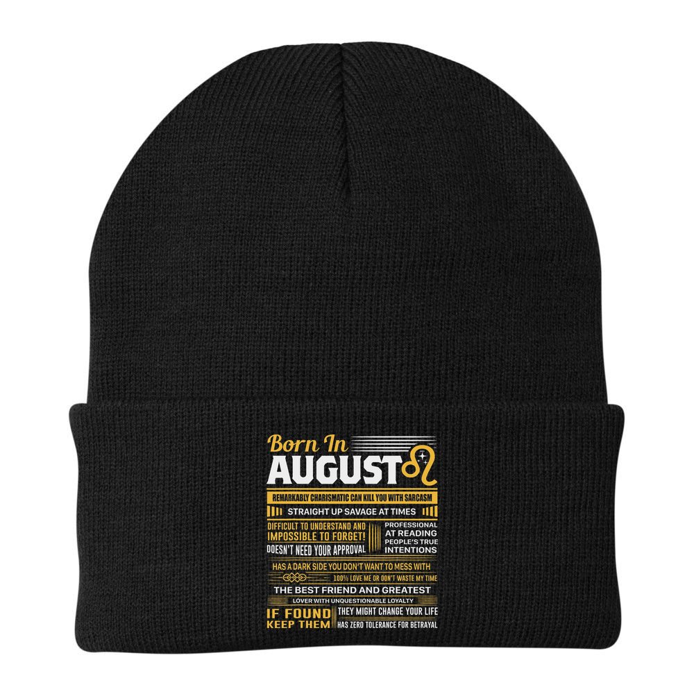 August Birthday Gifts Born In August Leo Beanie