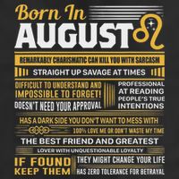 August Birthday Gifts Born In August Leo Beanie