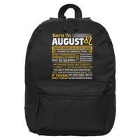 August Birthday Gifts Born In August Leo 16 in Basic Backpack