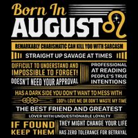 August Birthday Gifts Born In August Leo 16 in Basic Backpack