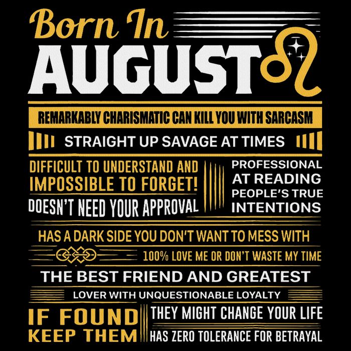 August Birthday Gifts Born In August Leo 16 in Basic Backpack