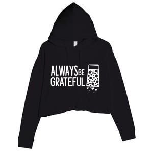 Always Be Grateful Funny Cheese Grater Joke Pun Cute Gift Crop Fleece Hoodie