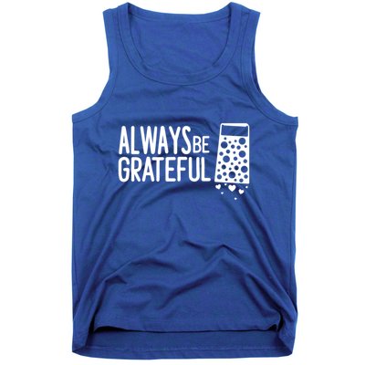 Always Be Grateful Funny Cheese Grater Joke Pun Cute Gift Tank Top
