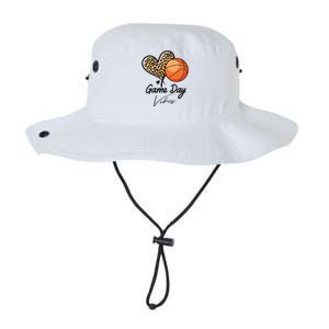 America Basketball Game Day Vibes Basketball Mom Leopard Legacy Cool Fit Booney Bucket Hat