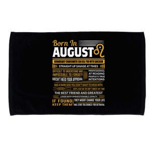 August Birthday Gifts Born In August Leo Microfiber Hand Towel