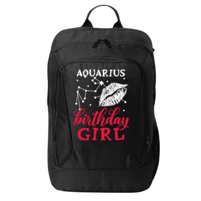 Aquarius Birthday Gift City Backpack