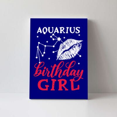 Aquarius Birthday Gift Canvas