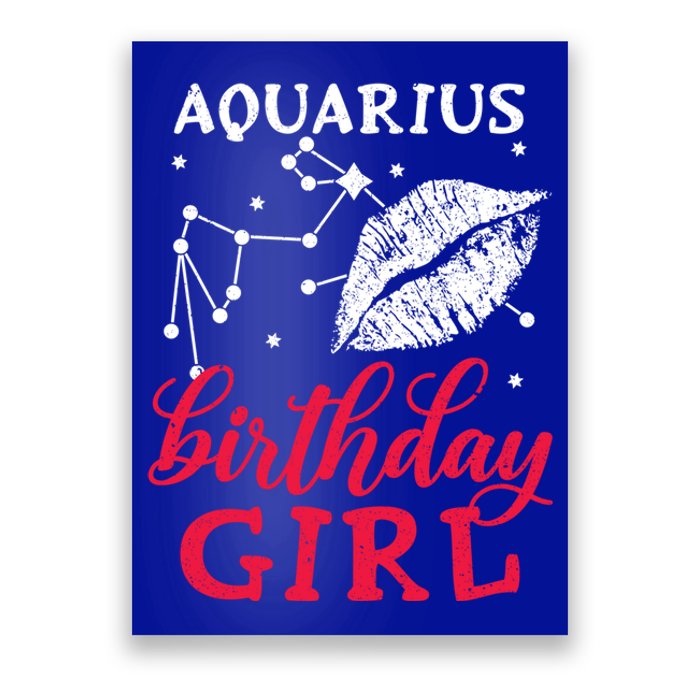 Aquarius Birthday Gift Poster