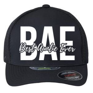 Aun Bae Gift Best Auntie Ever Gift Flexfit Unipanel Trucker Cap