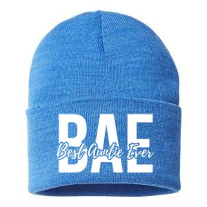 Aun Bae Gift Best Auntie Ever Gift Sustainable Knit Beanie