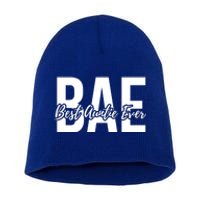 Aun Bae Gift Best Auntie Ever Gift Short Acrylic Beanie