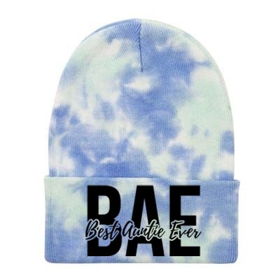 Aun Bae Gift Best Auntie Ever Gift Tie Dye 12in Knit Beanie