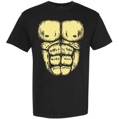 Abominable Bigfoot Gorilla Chest Halloween Gorilla Costume Day Garment-Dyed Heavyweight T-Shirt