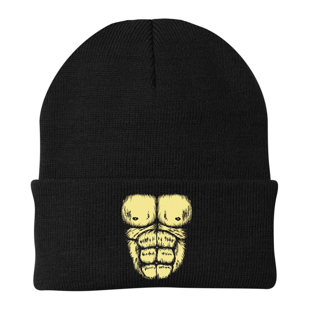 Abominable Bigfoot Gorilla Chest Halloween Gorilla Costume Day Beanie