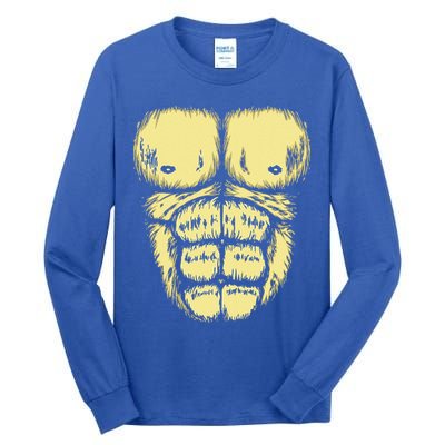 Abominable Bigfoot Gorilla Chest Halloween Gorilla Costume Day Tall Long Sleeve T-Shirt