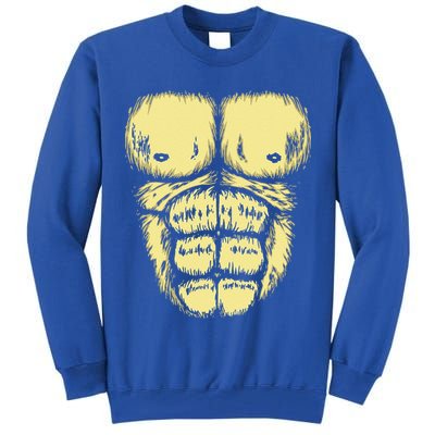 Abominable Bigfoot Gorilla Chest Halloween Gorilla Costume Day Tall Sweatshirt