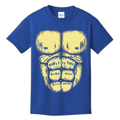 Abominable Bigfoot Gorilla Chest Halloween Gorilla Costume Day Kids T-Shirt