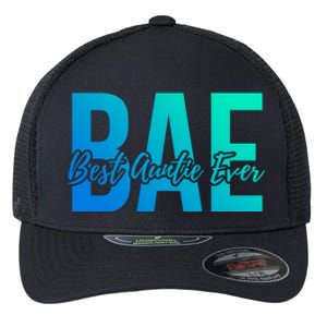 Aun Bae Gift Best Auntie Ever Cute Gift Flexfit Unipanel Trucker Cap