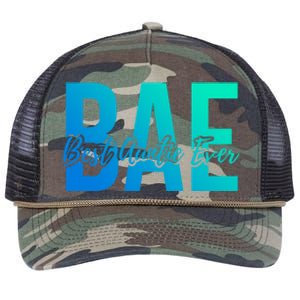 Aun Bae Gift Best Auntie Ever Cute Gift Retro Rope Trucker Hat Cap