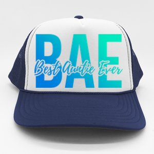 Aun Bae Gift Best Auntie Ever Cute Gift Trucker Hat