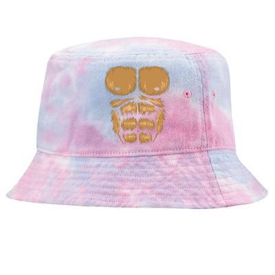 Abominable Bigfoot Gorilla Chest Halloween Gorilla Costume Gift Tie-Dyed Bucket Hat