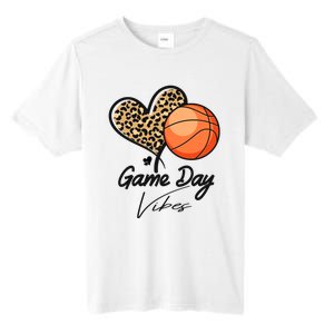 America Basketball Game Day Vibes Basketball Mom Leopard Tall Fusion ChromaSoft Performance T-Shirt