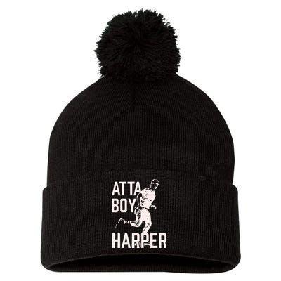 Atta Boy Harper Pom Pom 12in Knit Beanie