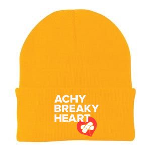 Achy Breaky Heart Gift For Music Lovers Knit Cap Winter Beanie