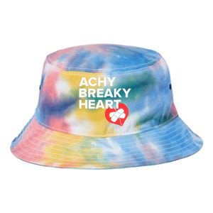 Achy Breaky Heart Gift For Music Lovers Tie Dye Newport Bucket Hat