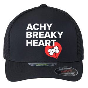 Achy Breaky Heart Gift For Music Lovers Flexfit Unipanel Trucker Cap