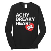 Achy Breaky Heart Gift For Music Lovers Long Sleeve Shirt