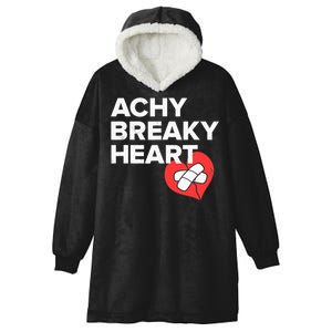 Achy Breaky Heart Gift For Music Lovers Hooded Wearable Blanket