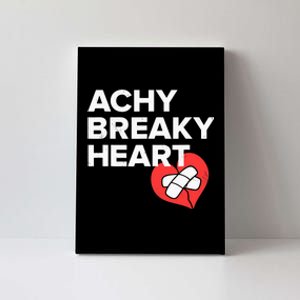 Achy Breaky Heart Gift For Music Lovers Canvas