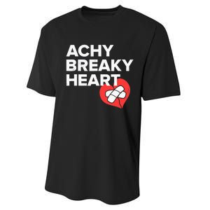 Achy Breaky Heart Gift For Music Lovers Performance Sprint T-Shirt