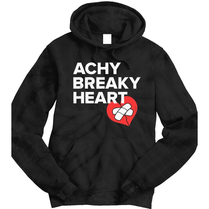 Achy Breaky Heart Gift For Music Lovers Tie Dye Hoodie