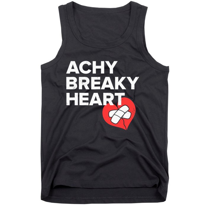 Achy Breaky Heart Gift For Music Lovers Tank Top