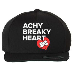 Achy Breaky Heart Gift For Music Lovers Wool Snapback Cap