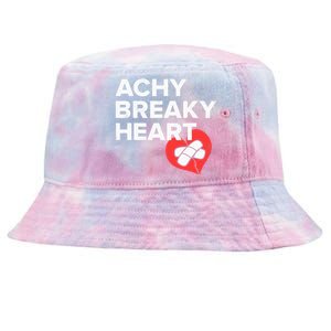 Achy Breaky Heart Gift For Music Lovers Tie-Dyed Bucket Hat