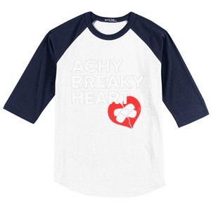 Achy Breaky Heart Gift For Music Lovers Baseball Sleeve Shirt