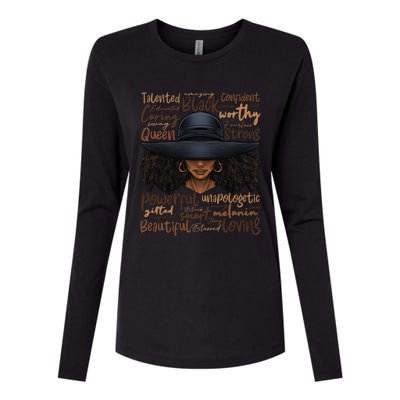 African Black History African American Ladies Juneteenth Womens Cotton Relaxed Long Sleeve T-Shirt