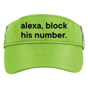 Alexa Block His Number Adult Drive Performance Visor