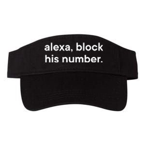 Alexa Block His Number Valucap Bio-Washed Visor