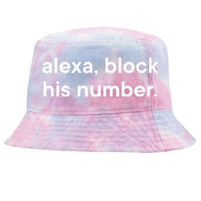 Alexa Block His Number Tie-Dyed Bucket Hat