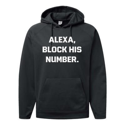 Alexa Block His Number Performance Fleece Hoodie