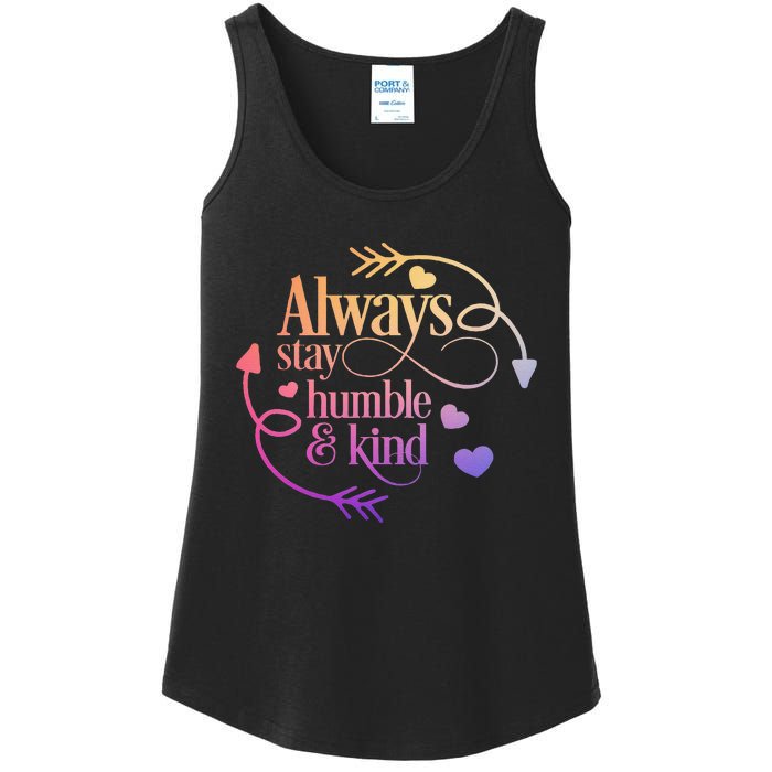 Always Be Humble And Kind Funny Ladies Essential Tank