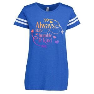 Always Be Humble And Kind Funny Enza Ladies Jersey Football T-Shirt