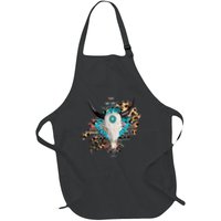 Aztec Bull Horns Pattern Design Apron
