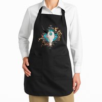 Aztec Bull Horns Pattern Design Apron
