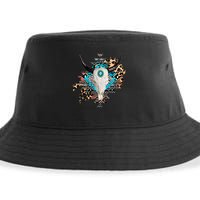 Aztec Bull Horns Pattern Design Sustainable Bucket Hat