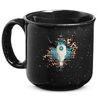 Aztec Bull Horns Pattern Design 15oz Campfire Ceramic Mug